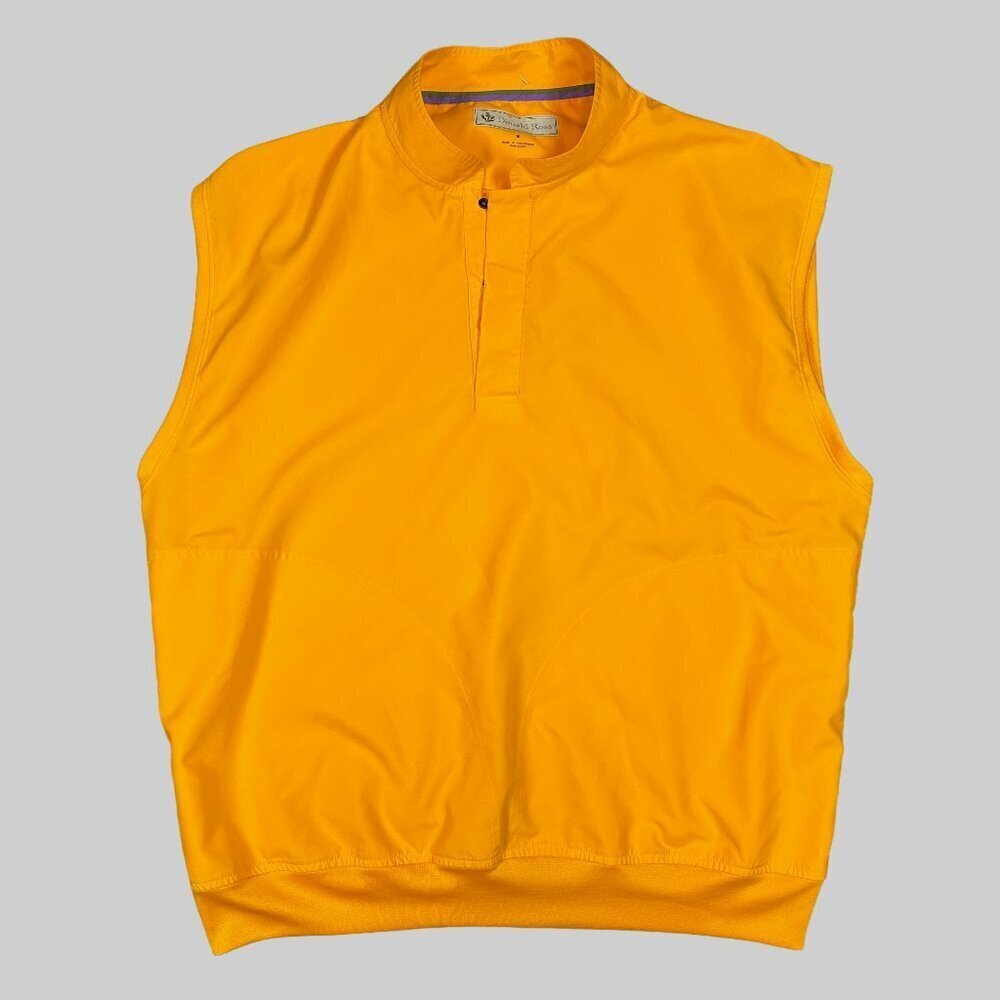 Donald Ross Performance Bright Orange Golf Golfing Vest Men's Size Medium